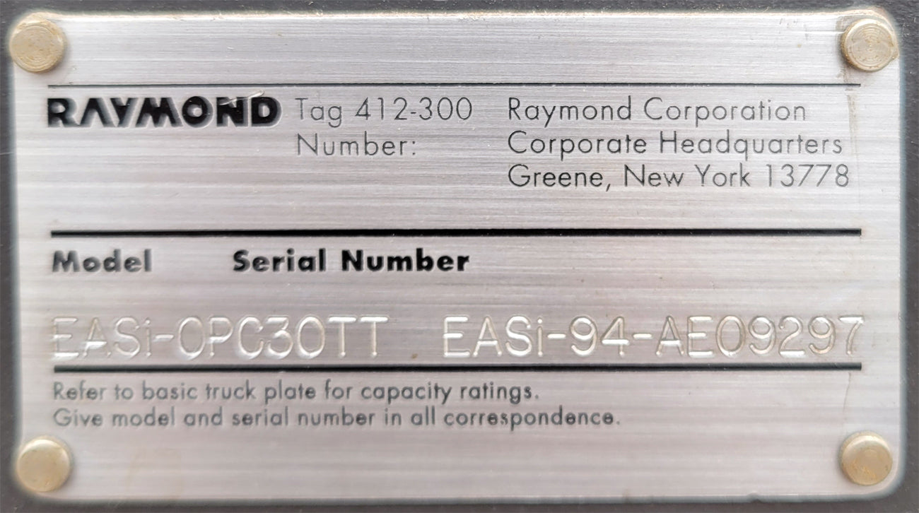 Runs Great! Raymond OPC30TT Order Picker / Forklift