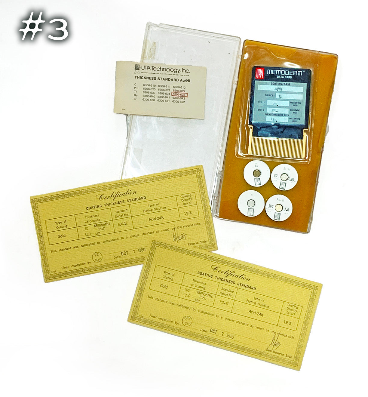 UPA Technology, Inc. Coating Thickness Standards & Certification Documents