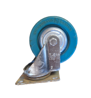 Set of 4 KYUNG CHANG High Performance Rubber Casters / Wheels