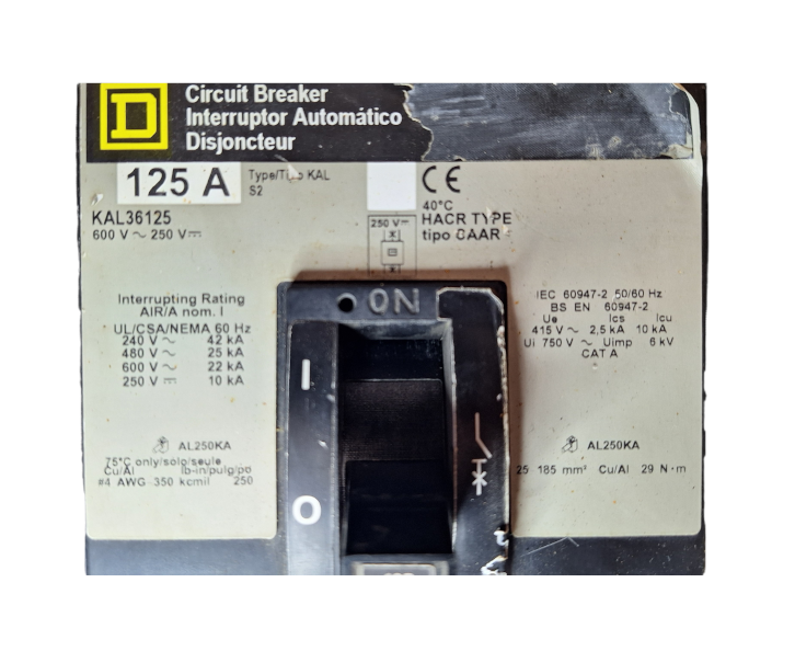 Square D KAL36125 Circuit Breaker
