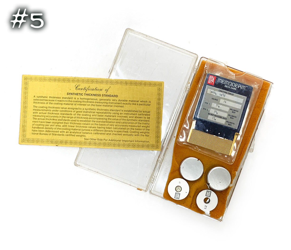 UPA Technology, Inc. Coating Thickness Standards & Certification Documents