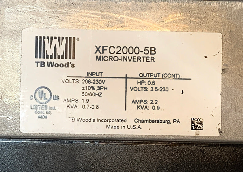 NEW / Open Box ~ TB Wood's XFC2000-5B Micro-Inverter