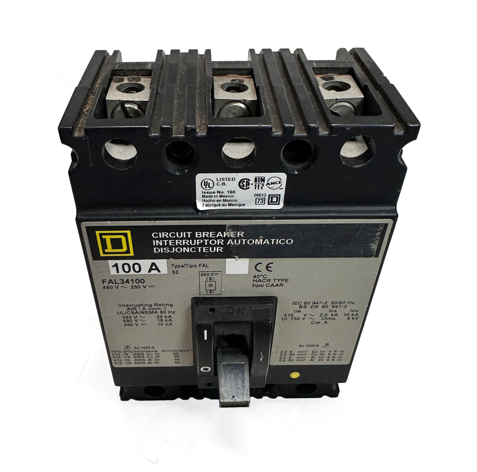 Square D FAL34100 Circuit Breaker