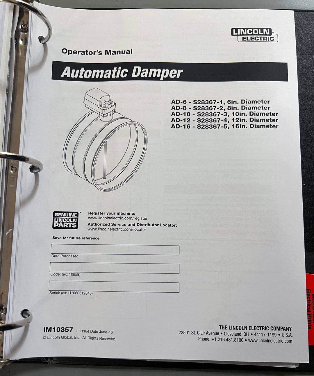 New / 2022 Stock - Never Installed! - Lincoln Prism 8 Electric Weld Fume Control System {CDA}