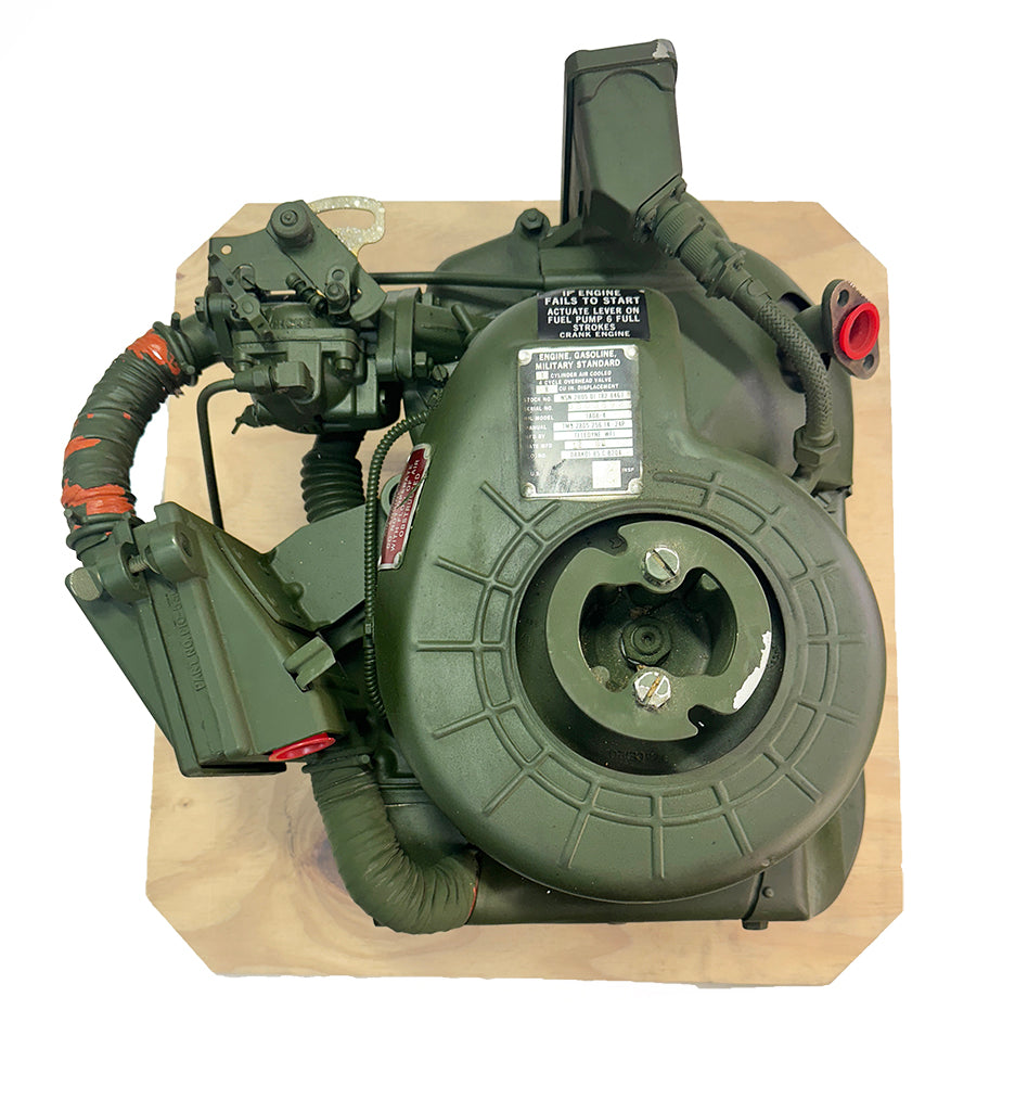New ~ Military Surplus ~ Teledyne WFI 1A08-4 1-Cylinder Engine