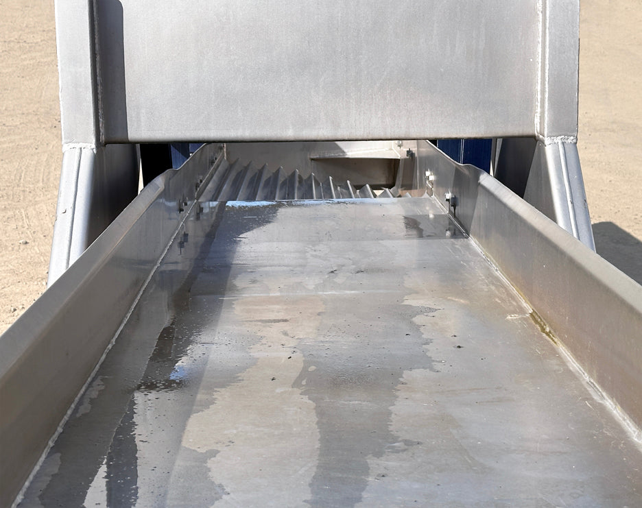 Food-Grade ~17' Stainless Steel Key Technology Vibratory Conveyor
