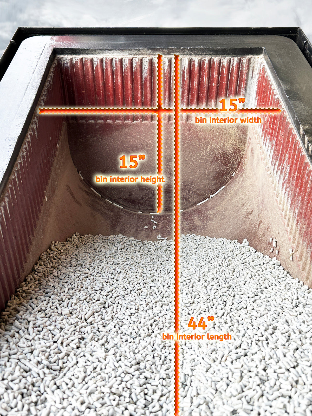 Abrasive Finishing Inc Burr Bench 4146 interior tub dimensions 5 cubic feet
