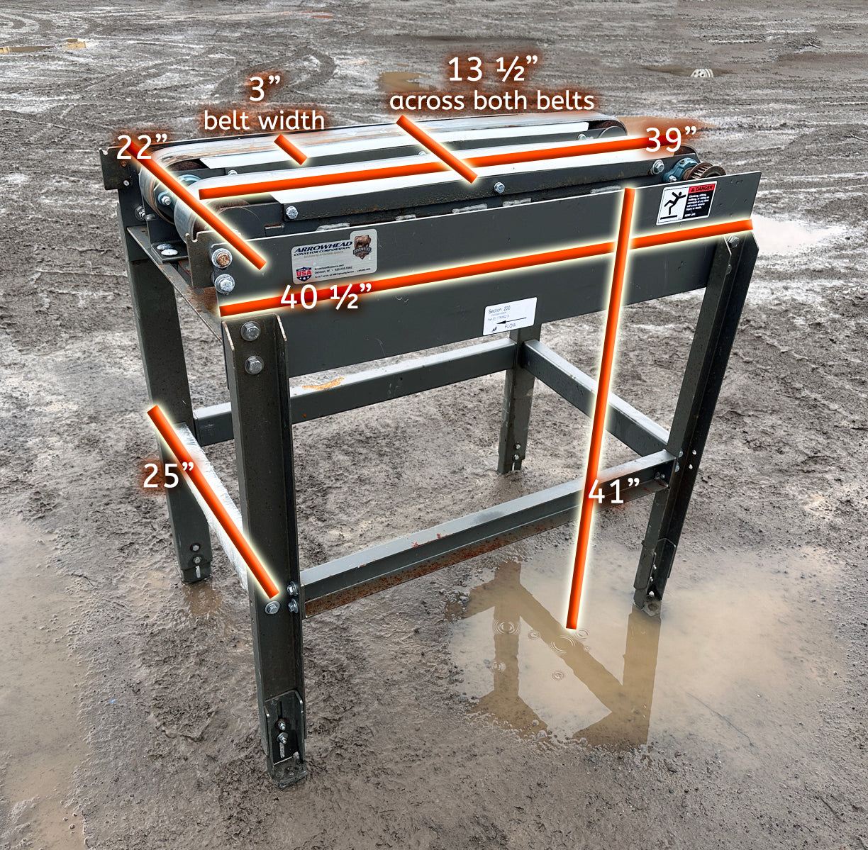 Arrowhead 175000213 Steel Conveyor