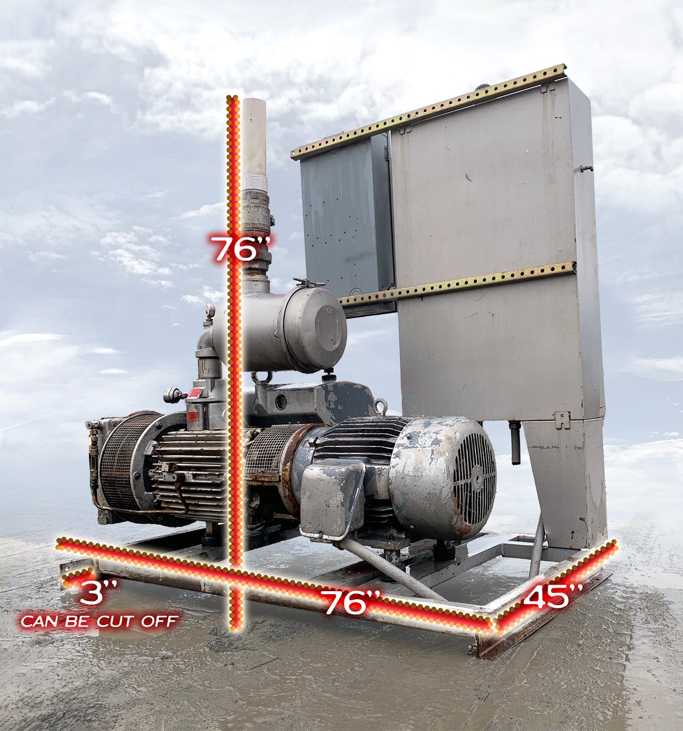Busch DPCO-655 25HP Vacuum Pump Unit