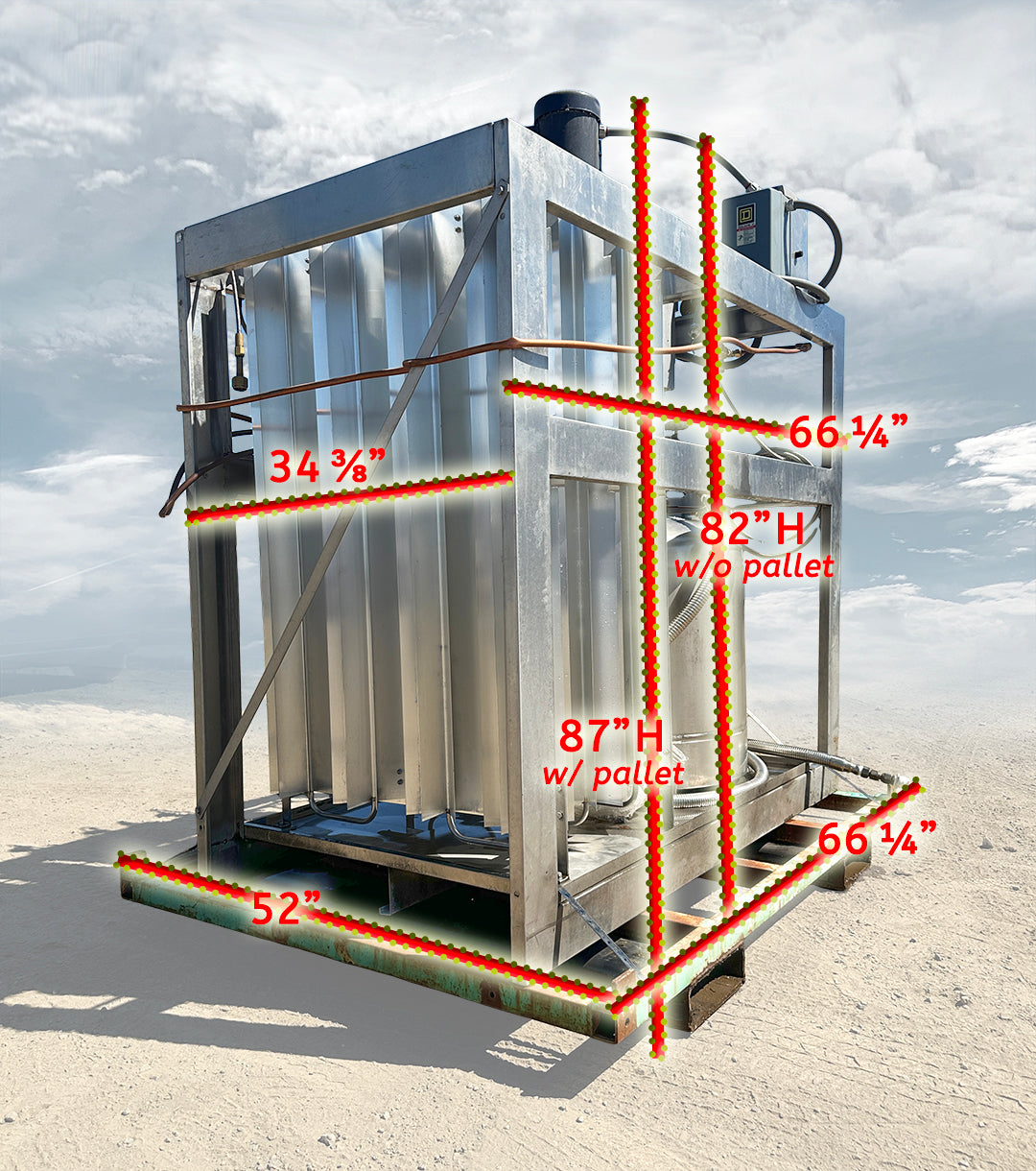 Andonian Cryogenics HP-40 Pump System with Morse Gear Reducer