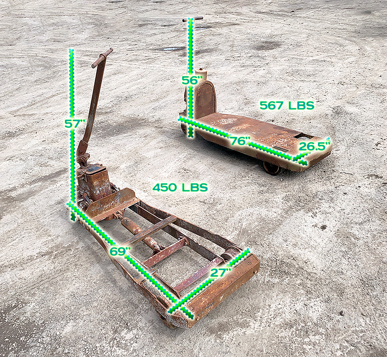 Vintage Pallet Carts
