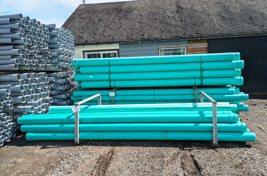 New/Unused Rigid PVC Conduit in Multiple Sizes