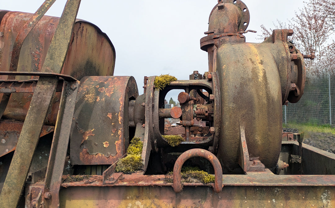 Vintage Minneapolis-Moline Tractor Contraption "Yard Art"..?