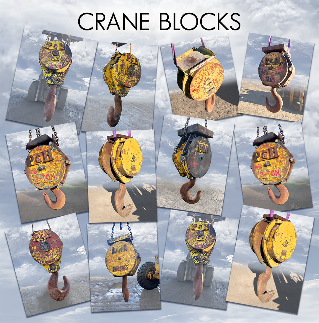 13 Crane Blocks - Priced for All