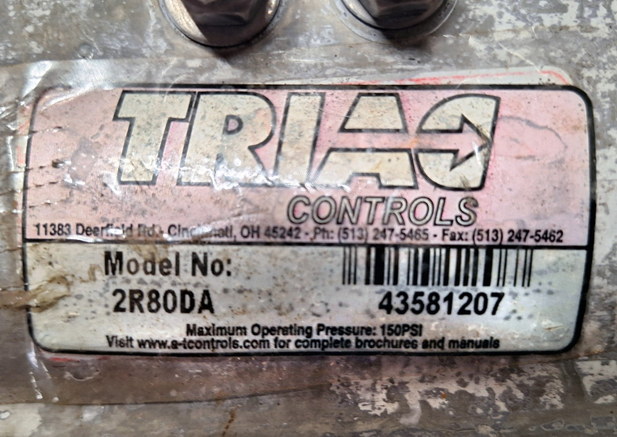 Triac Controls 2R40DA Pneumatic Actuator