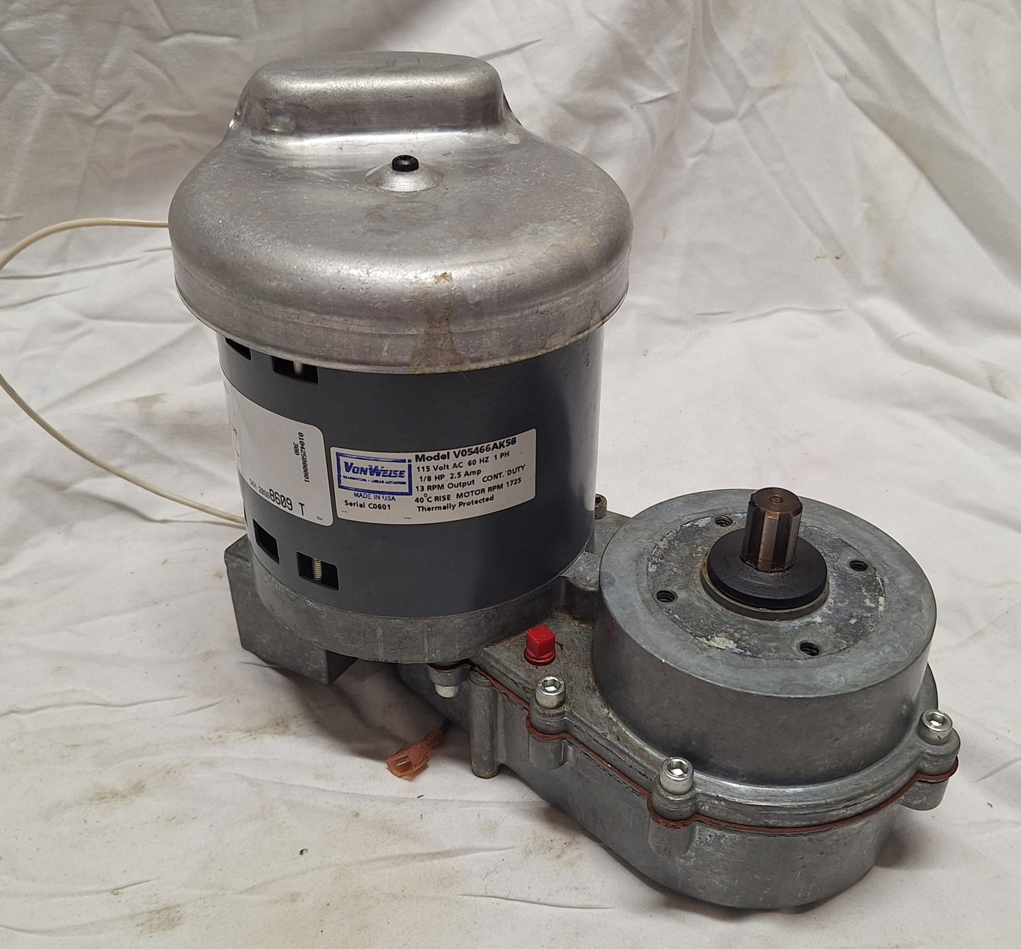 Von Weise V05466AK58 Follett Ice Machine Auger Motor