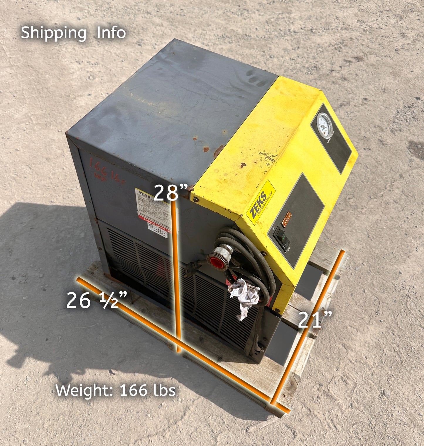 ZEKS 50HSEA100 Refrigerated Air Dryer