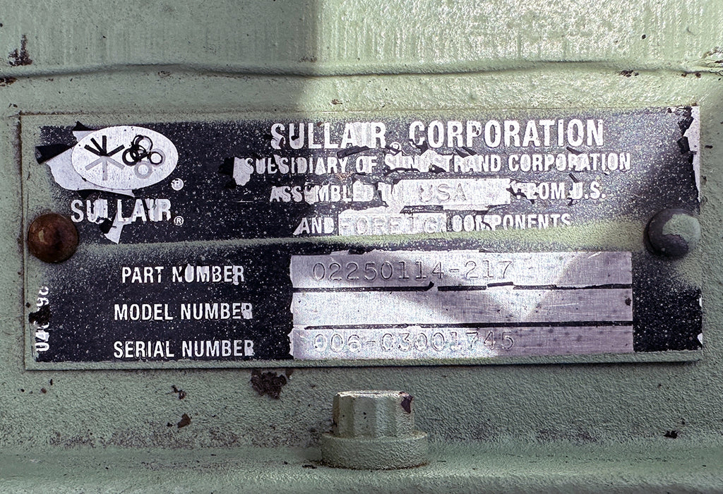 Sullair LS-16V 100 HP Rotary Screw Air Compressor Package