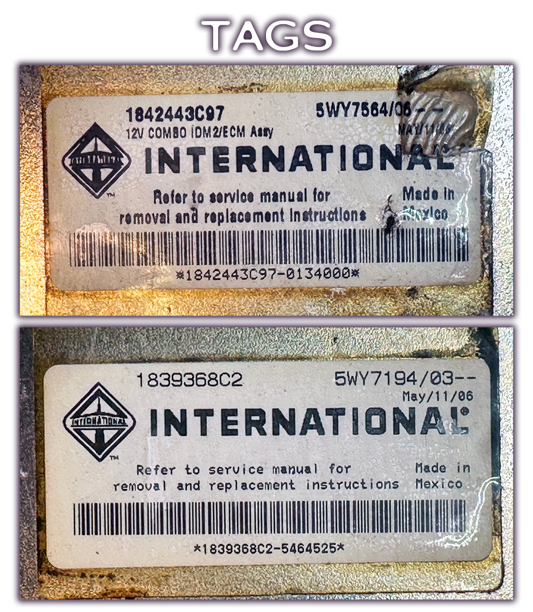 2006 International 1839368C2 ECU / ECM Engine Computer