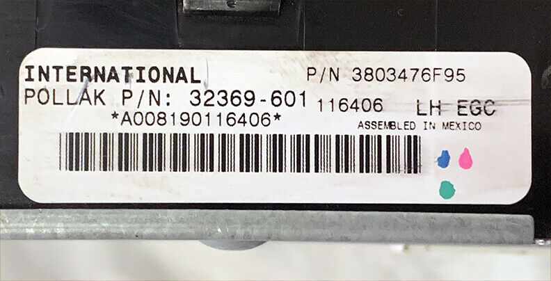 International 3803476F95 Instrument Cluster Panel