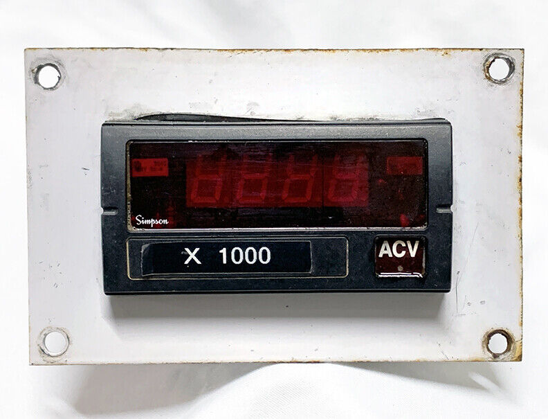 Simpson F351730 Digital Panel Meter