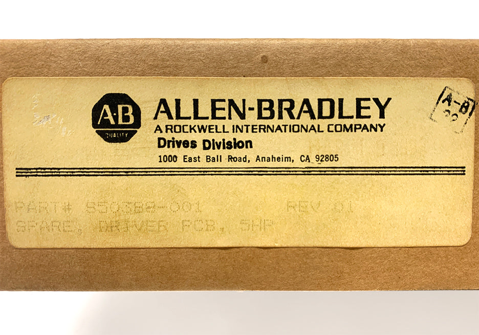 New / Sealed in Box ~ Allen-Bradley Driver PCB