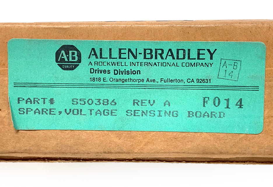 New / Open Box ~ Allen-Bradley Voltage Sensing Board