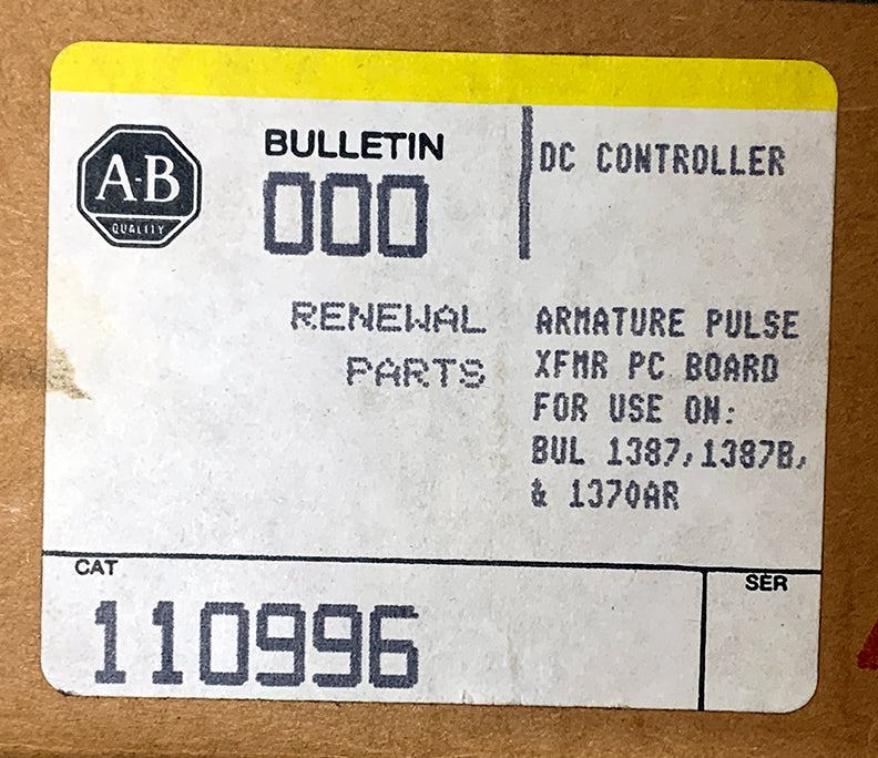 New / Open Box ~ Allen-Bradley DC Controller