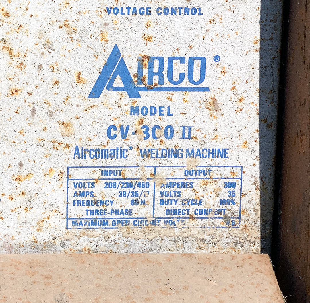 AIRCO CV-300II Industrial Welder