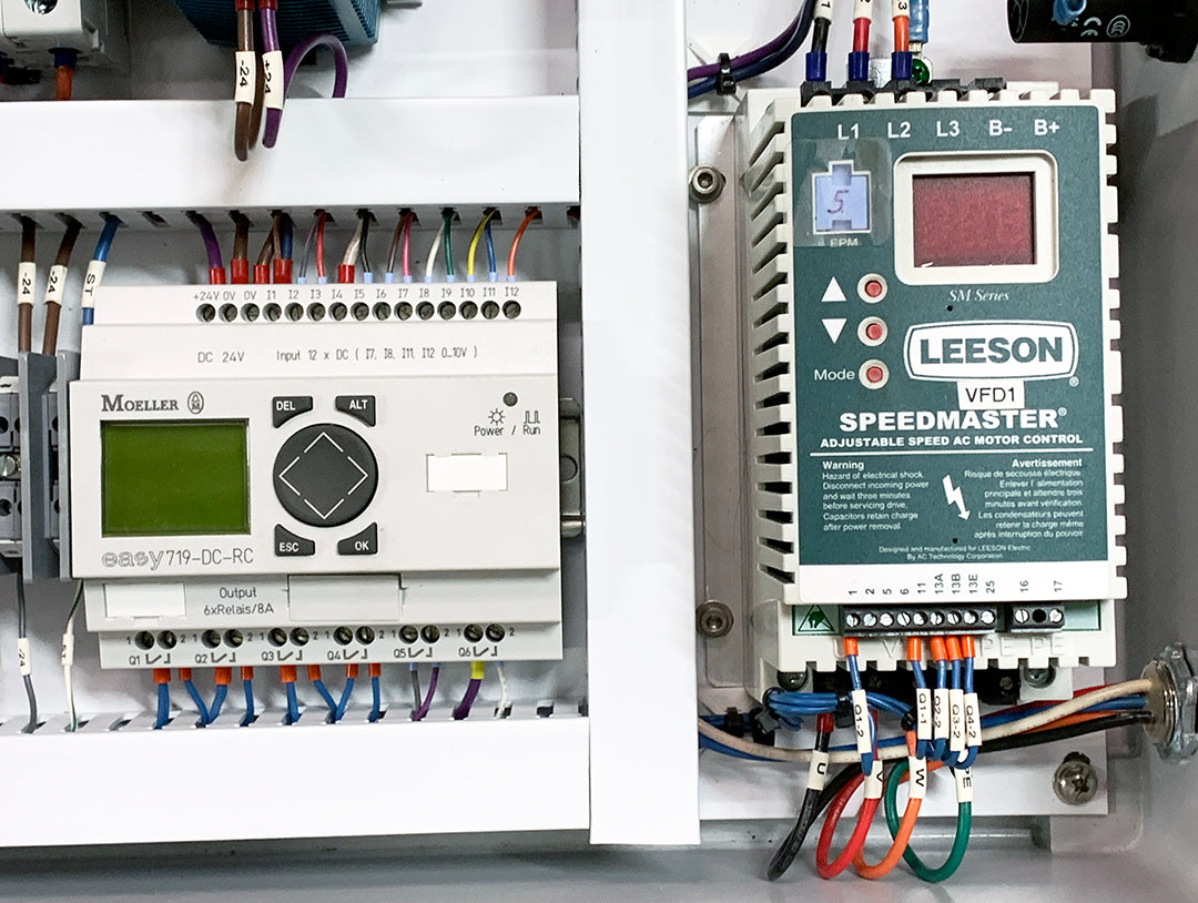 Stahlin Enclosure w/ Moeller, Leeson, Allen-Bradley & PULS Components