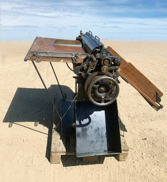 Working Vintage Nygren-Dahly Co. Peerless Perforator / Scoring Machine