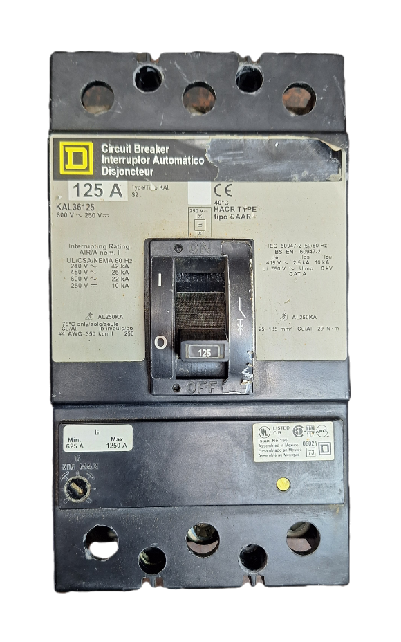 Square D KAL36125 Circuit Breaker