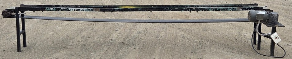 160 Inch Industrial Flat Belt Conveyor