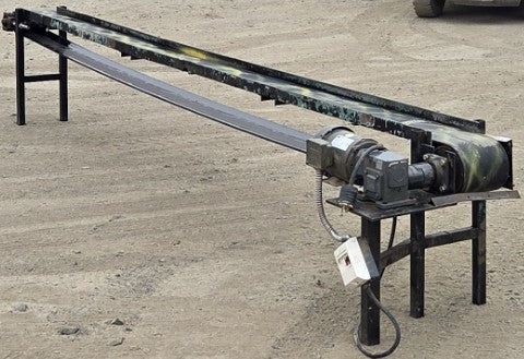 160 Inch Industrial Flat Belt Conveyor