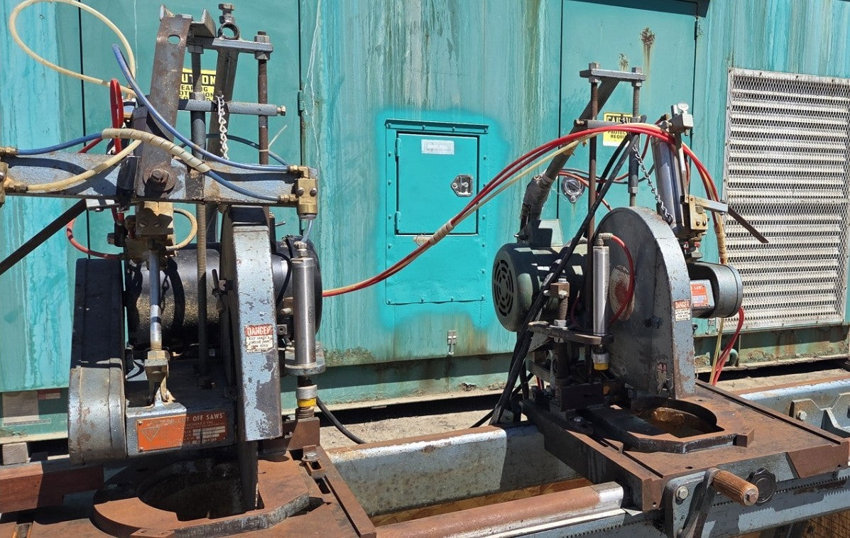 Working CTD DM200 3-Phase Double End Miter Saw