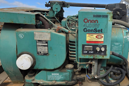 Onan 4.0 RV GenSet 33.3 Gas Generator Amp 120V