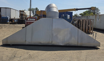 18 Ft Industrial Fume Exhaust Canopy Hood