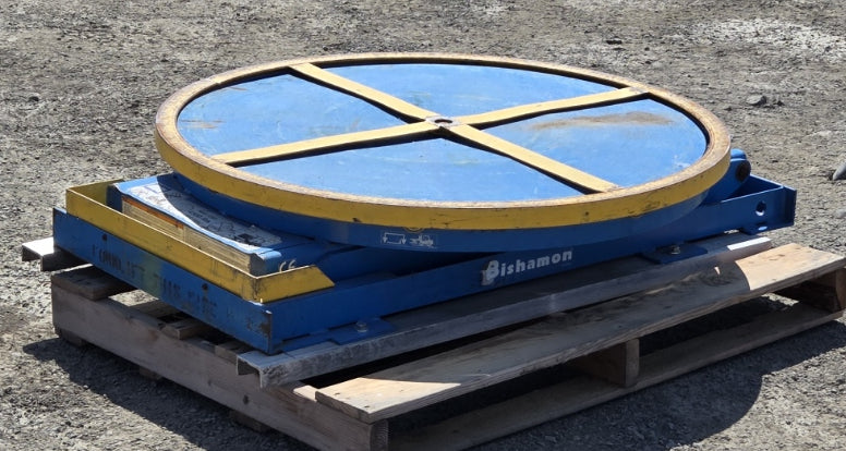 Lot of 5 Bishamon EZ-45 EZ Loader Pneumatic Pallet Positioner 4500 Lb Capacity