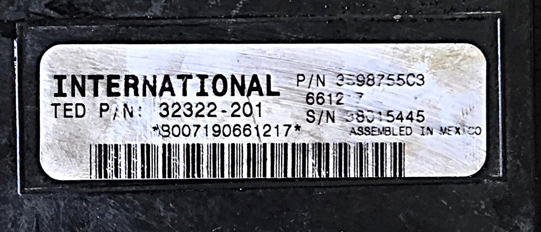 International 3598755C3 Cab Control Module