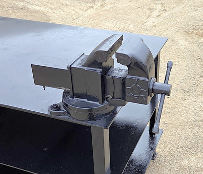Heavy-Duty Steel Work Bench w/ 6" Jet Vise