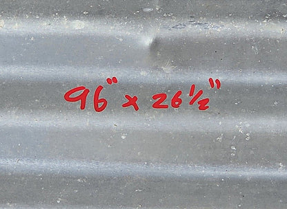 Pallet of 8' Corrugated Galvanized Metal Panels