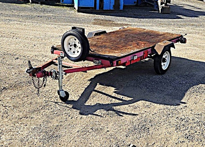 8'x4' Flatbed Utility Trailer 1-7/8" Hitch