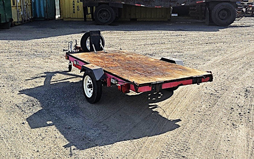 8'x4' Flatbed Utility Trailer 1-7/8" Hitch