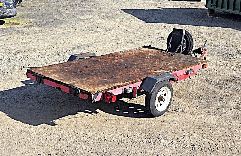8'x4' Flatbed Utility Trailer 1-7/8" Hitch