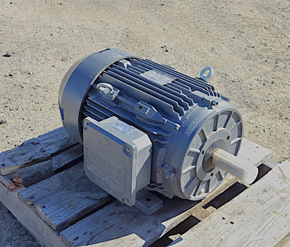 Techtop 5 HP 3-Phase Electric Motor 230/460V