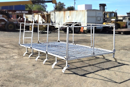 Custom 150x90 Steel Telehandler Work Platform Basket with Ladde