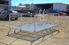 Custom 150x90 Steel Telehandler Work Platform Basket with Ladde