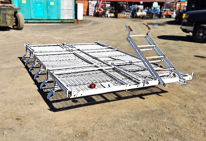 Custom 150x90 Steel Telehandler Work Platform Basket with Ladde