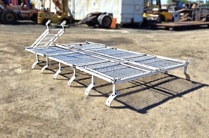 Custom 150x90 Steel Telehandler Work Platform Basket with Ladde