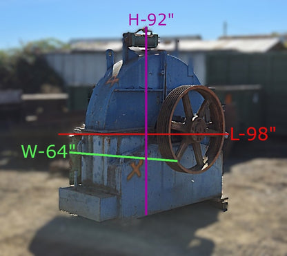 Precision Chipper Corp 66-11 Industrial Disc Wood Chipper 600 RPM